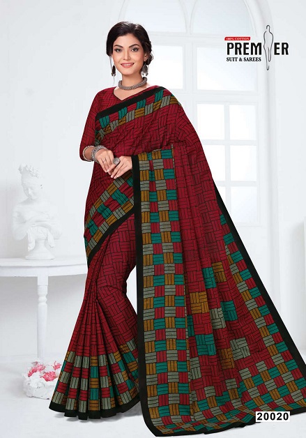 Premier Sun City Vol 20 Pure Cotton  Printed Designer Sarees